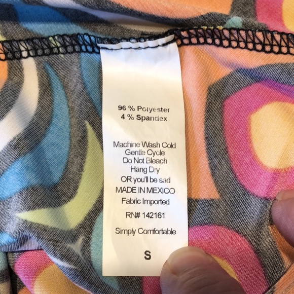 LuLaRoe Maxi Skirt Colorful Long Wide Waistband Small - Picture 4 of 7